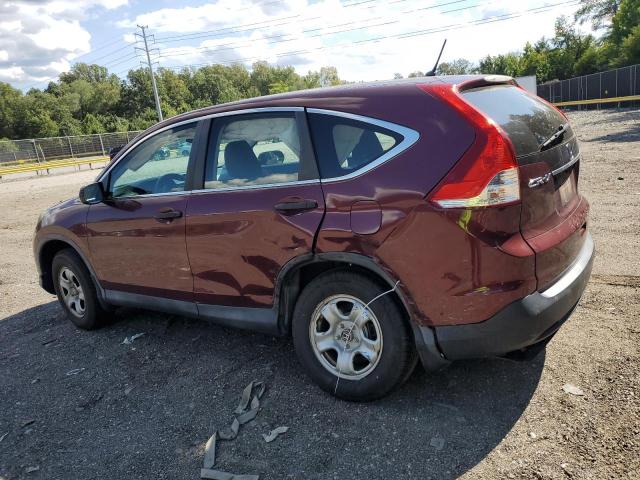 5J6RM4H31DL069831 - 2013 HONDA CR-V LX أحمر صورة 2