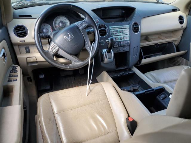 5FNYF48699B006136 - 2009 HONDA PILOT EXL GRAY photo 8