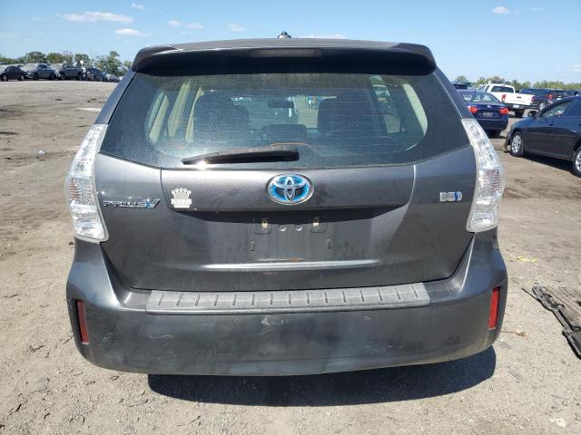 JTDZN3EU8D3270054 - 2013 TOYOTA PRIUS V GRAY photo 6