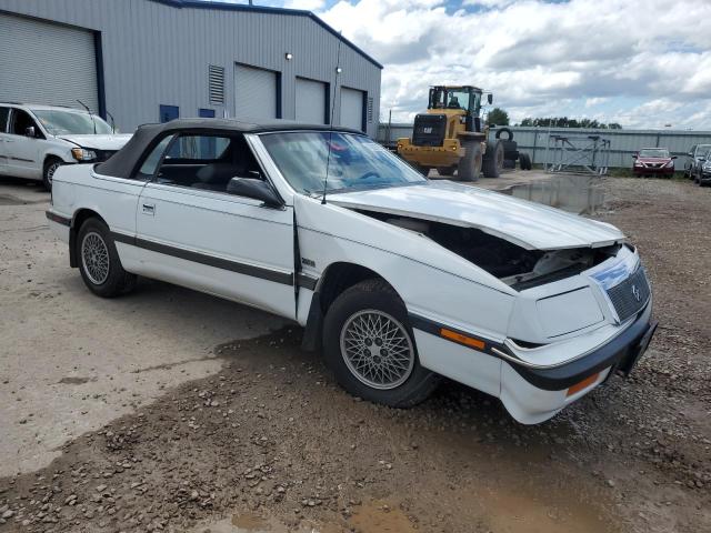 1C3XJ45J6KG112935 - 1989 CHRYSLER LEBARON WHITE photo 4