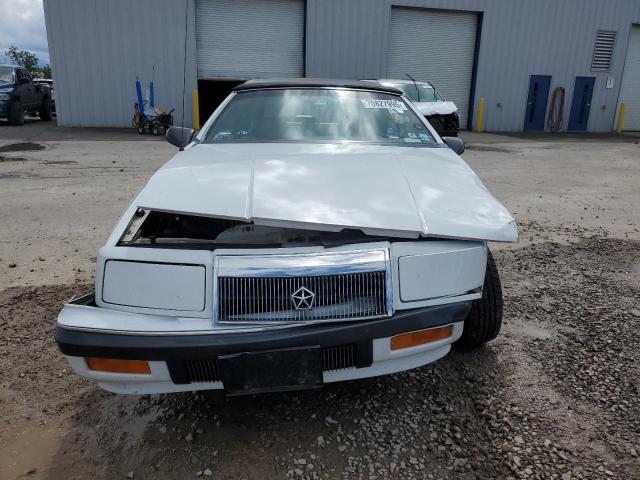 1C3XJ45J6KG112935 - 1989 CHRYSLER LEBARON WHITE photo 5