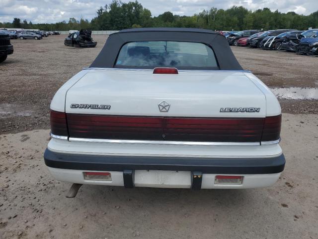 1C3XJ45J6KG112935 - 1989 CHRYSLER LEBARON WHITE photo 6