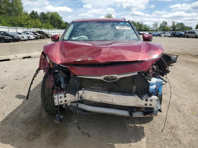 5TDGZRBH6NS567457 - 2022 TOYOTA HIGHLANDER XLE Rouge photo 5