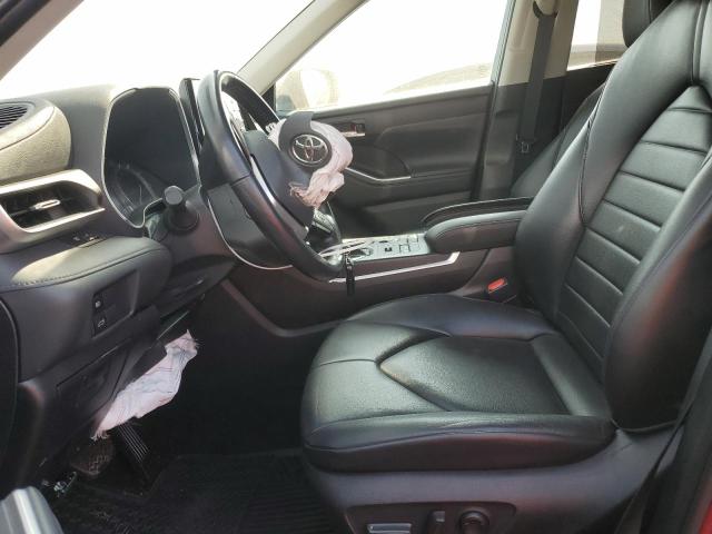 5TDGZRBH6NS567457 - 2022 TOYOTA HIGHLANDER XLE Rouge photo 7