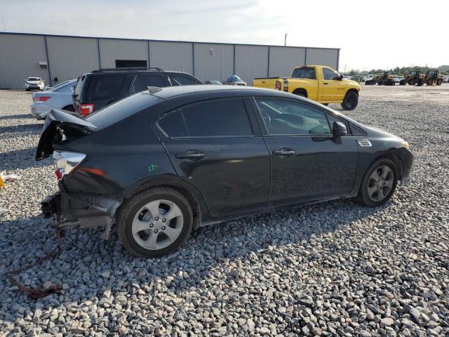 19XFB2F52CE064541 - 2012 HONDA CIVIC LX BLACK photo 3