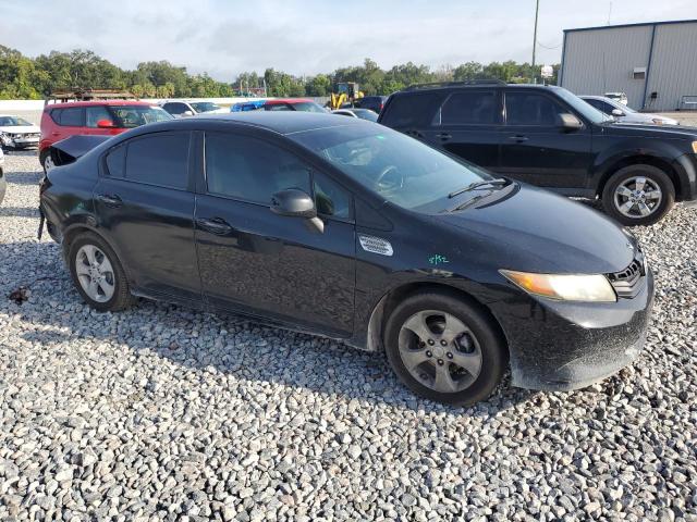 19XFB2F52CE064541 - 2012 HONDA CIVIC LX BLACK photo 4