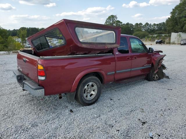 5TBRN341X1S216426 - 2001 TOYOTA TUNDRA ACCESS CAB SR5 BURGUNDY photo 3