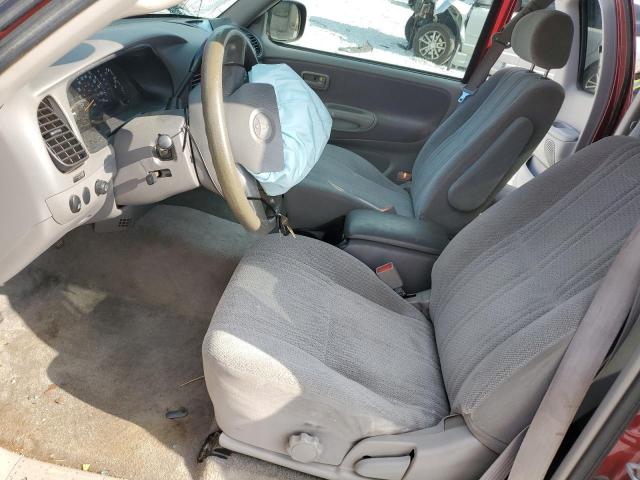 5TBRN341X1S216426 - 2001 TOYOTA TUNDRA ACCESS CAB SR5 BURGUNDY photo 7