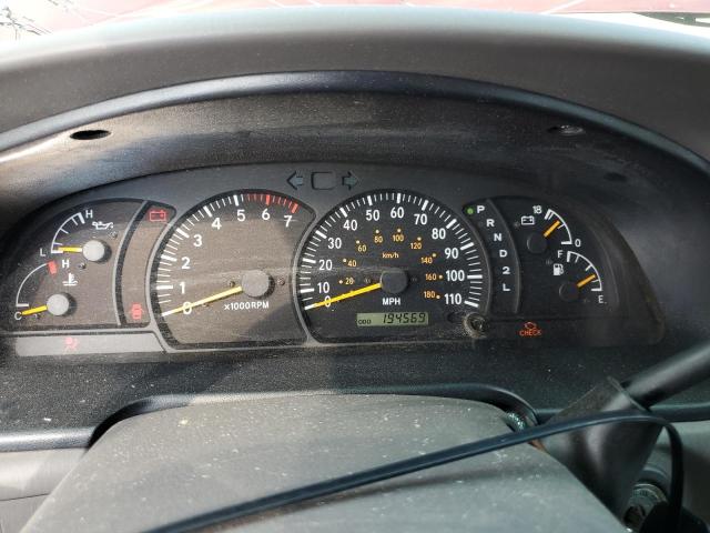 5TBRN341X1S216426 - 2001 TOYOTA TUNDRA ACCESS CAB SR5 BURGUNDY photo 9