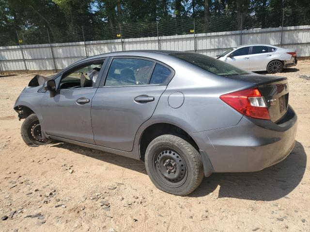 19XFB2F51CE035340 - 2012 HONDA CIVIC LX GRAY photo 2