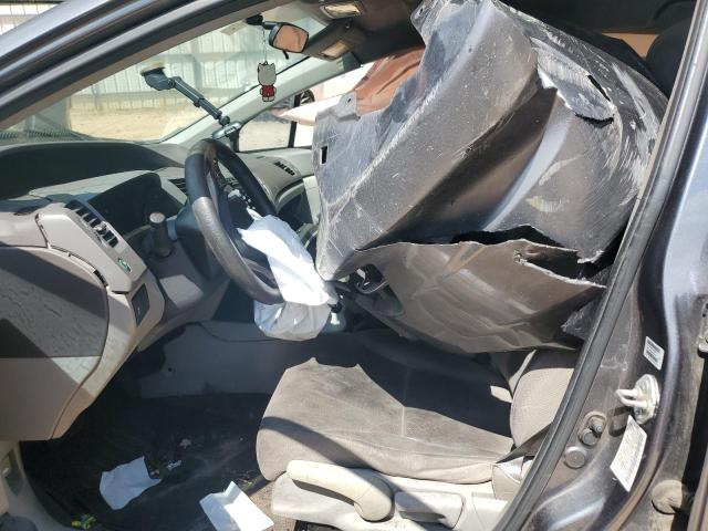 19XFB2F51CE035340 - 2012 HONDA CIVIC LX GRAY photo 7