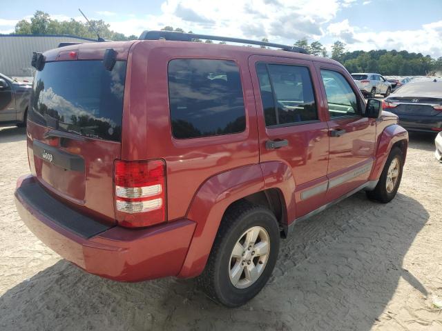 1C4PJLAK6CW117628 - 2012 JEEP LIBERTY SPORT MAROON photo 3