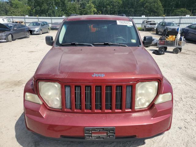 1C4PJLAK6CW117628 - 2012 JEEP LIBERTY SPORT MAROON photo 5