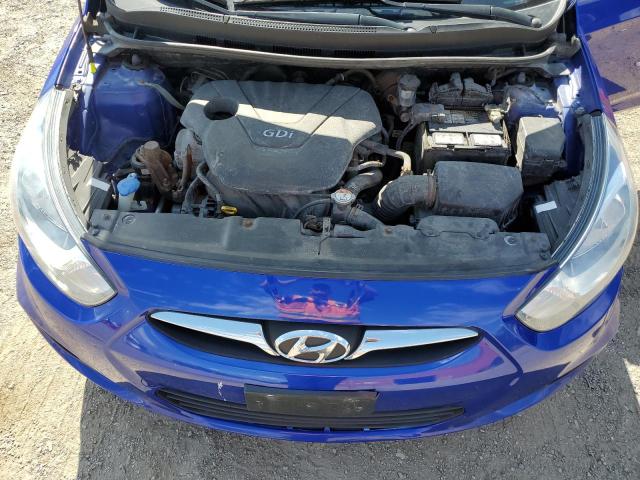 KMHCT4AE2CU138234 - 2012 HYUNDAI ACCENT GLS 蓝色 照片 11