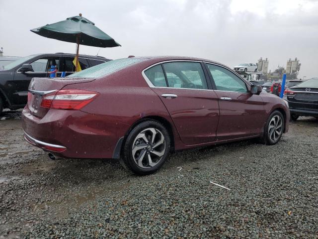 1HGCR2F8XGA040815 - 2016 HONDA ACCORD EXL 勃艮第红 照片 3