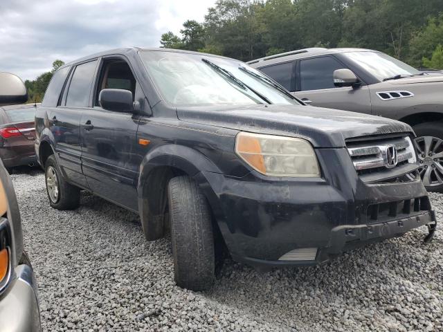 5FNYF28147B024081 - 2007 HONDA PILOT LX BLACK photo 4