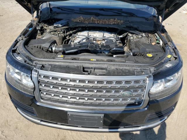 SALGR2FV3HA378136 - 2017 LAND ROVER RANGE ROVE Schwarz Foto 12