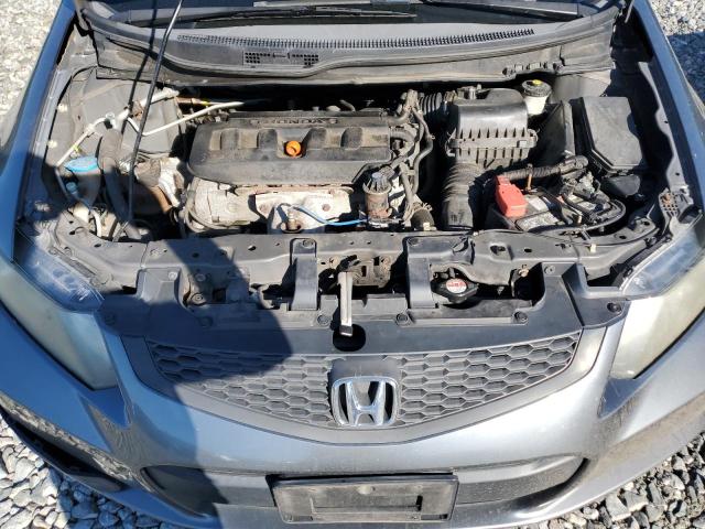 2HGFG3B8XCH549216 - 2012 HONDA CIVIC EX GRAY photo 11