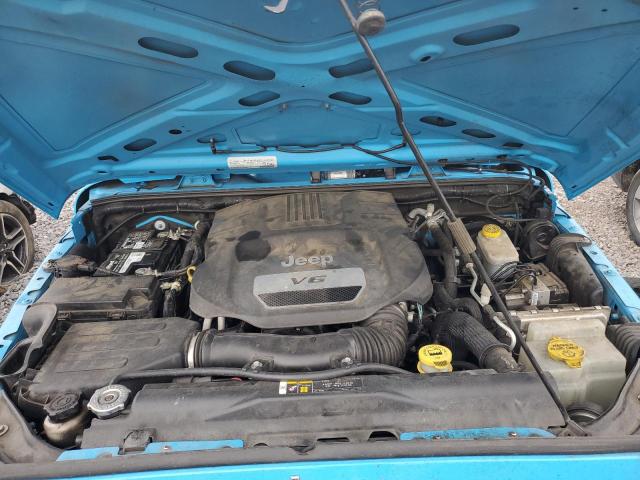 1C4AJWAGXJL819159 - 2018 JEEP WRANGLER SPORT 蓝色 照片 11