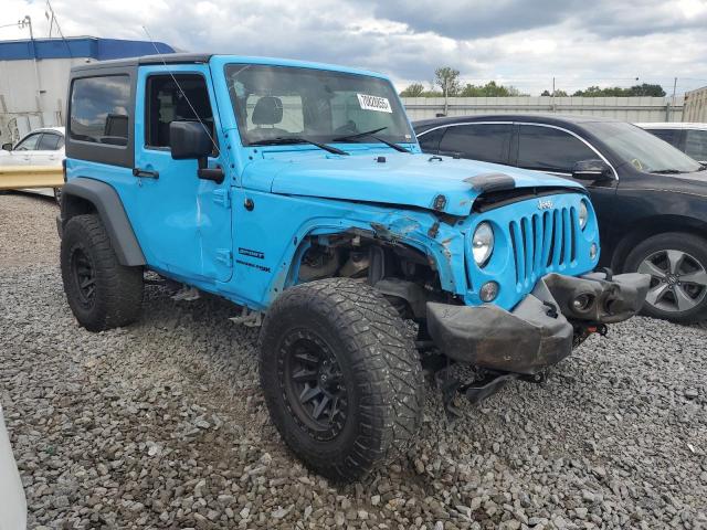 1C4AJWAGXJL819159 - 2018 JEEP WRANGLER SPORT 蓝色 照片 4