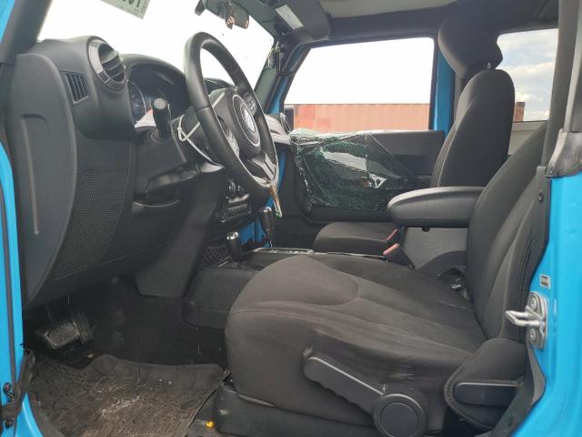 1C4AJWAGXJL819159 - 2018 JEEP WRANGLER SPORT 蓝色 照片 7