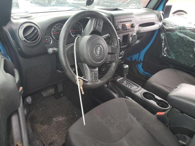 1C4AJWAGXJL819159 - 2018 JEEP WRANGLER SPORT 蓝色 照片 8