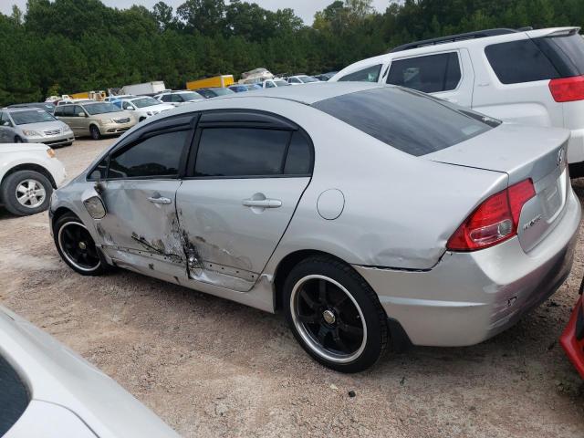 1HGFA15598L057133 - 2008 HONDA CIVIC LX SILVER photo 2