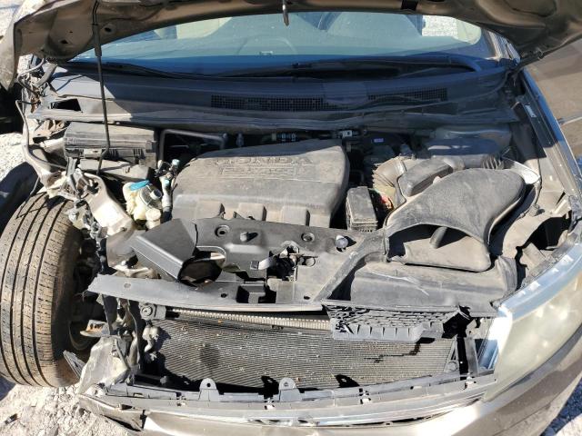 5FNRL5H69CB118297 - 2012 HONDA ODYSSEY EXL TAN photo 12