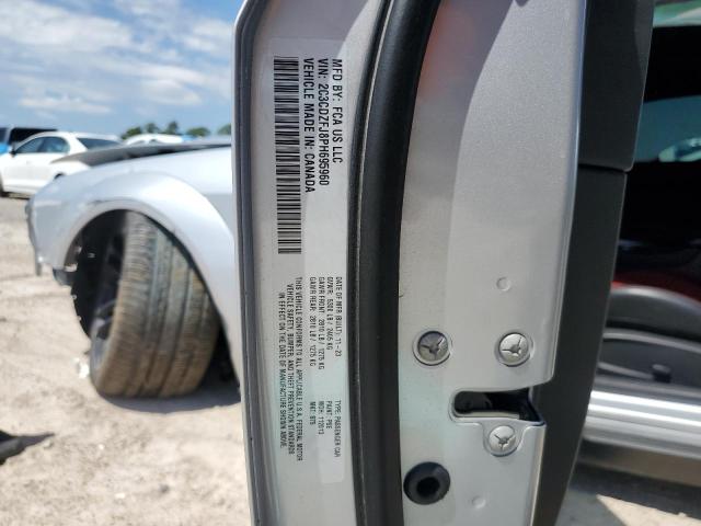 2C3CDZFJ8PH695960 - 2023 DODGE CHALLENGER R/T SCAT PACK SILVER photo 12