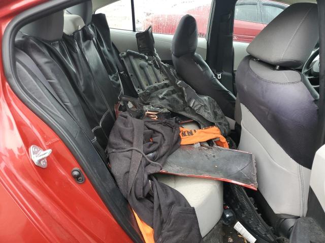 5YFEPMAE8MP177507 - 2021 TOYOTA COROLLA LE RED photo 10