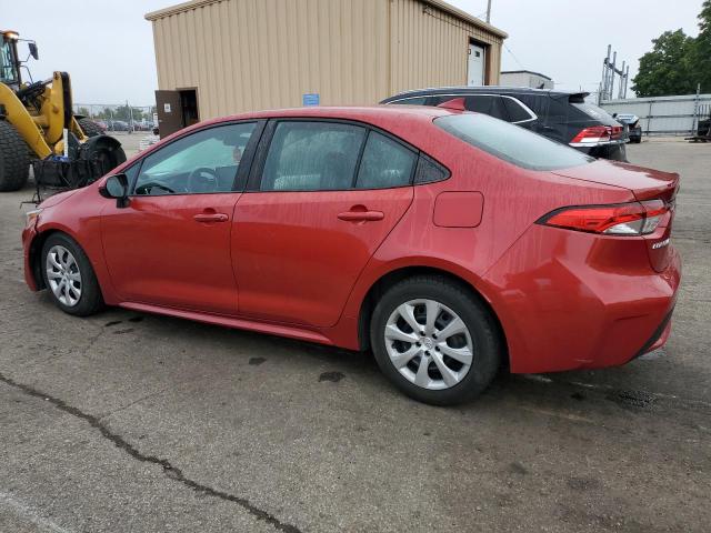 5YFEPMAE8MP177507 - 2021 TOYOTA COROLLA LE RED photo 2