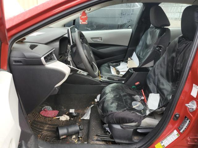 5YFEPMAE8MP177507 - 2021 TOYOTA COROLLA LE RED photo 7