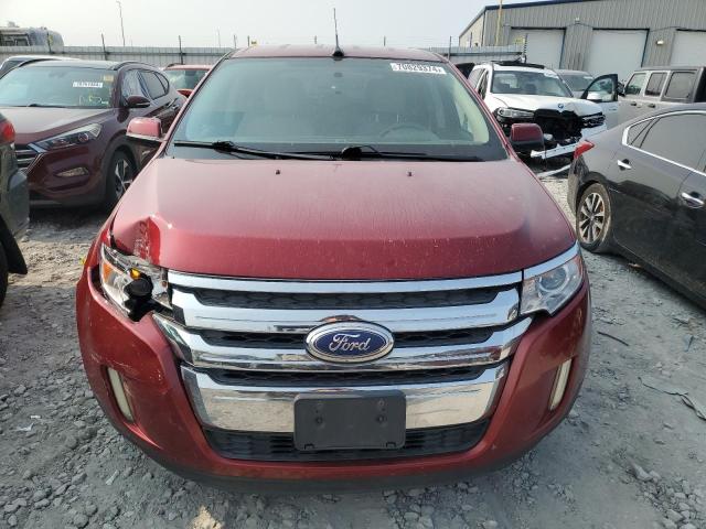 2FMDK3JC8EBA89808 - 2014 FORD EDGE SEL BURGUNDY photo 5