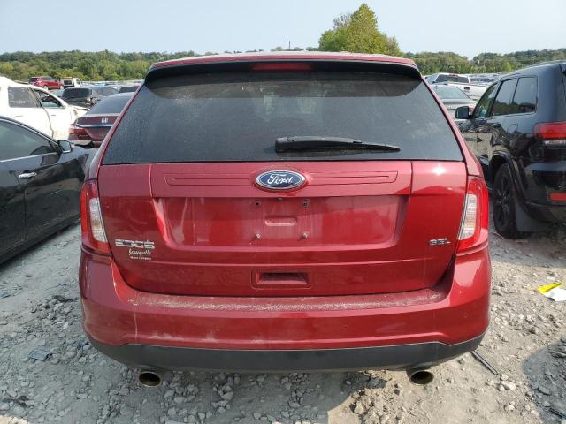 2FMDK3JC8EBA89808 - 2014 FORD EDGE SEL BURGUNDY photo 6