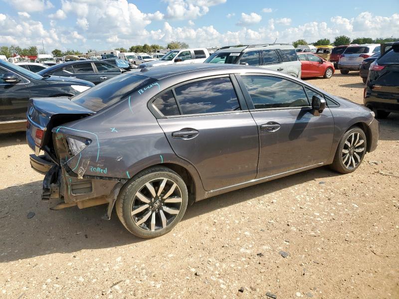 2HGFB2F99FH525716 - 2015 HONDA CIVIC EXL ვერცხლისფერი ფოტო 3