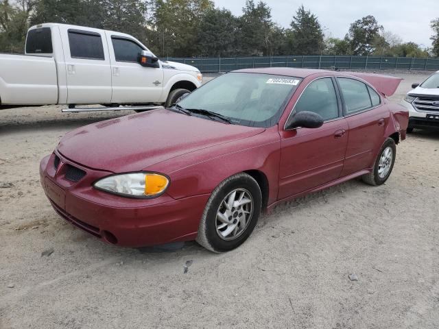 1G2NE52F24M564483 - 2004 PONTIAC GRAND AM SE MAROON photo 1