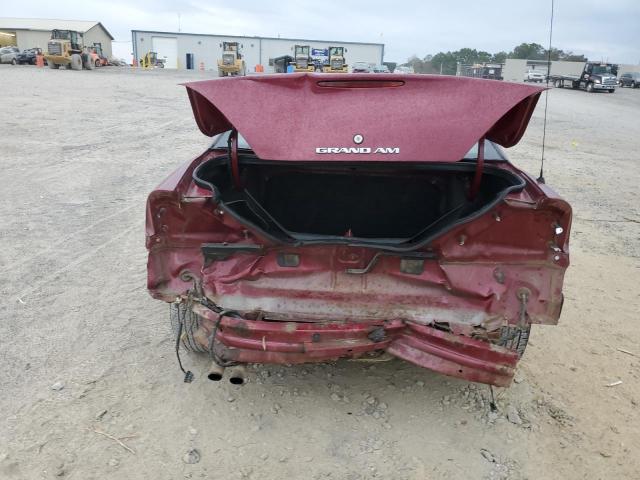 1G2NE52F24M564483 - 2004 PONTIAC GRAND AM SE MAROON photo 6