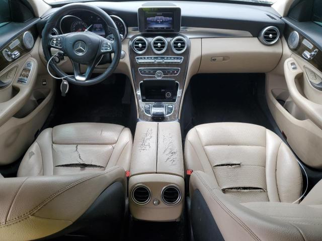 55SWF4KB9FU020819 - 2015 MERCEDES-BENZ C 300 4MATIC BLUE photo 8