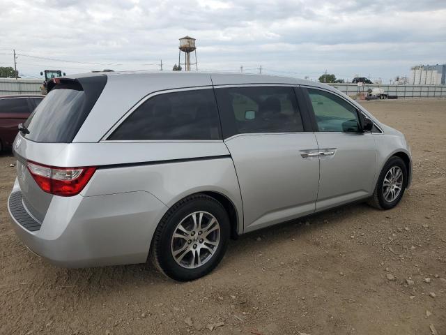 5FNRL5H66BB066464 - 2011 HONDA ODYSSEY EXL SILVER photo 3