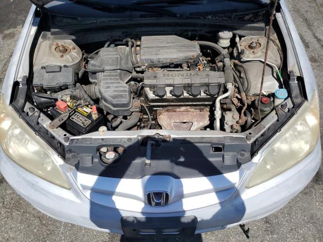 2HGES16364H625156 - 2004 HONDA CIVIC DX VP SILVER photo 11