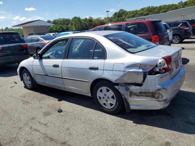 2HGES16364H625156 - 2004 HONDA CIVIC DX VP SILVER photo 2