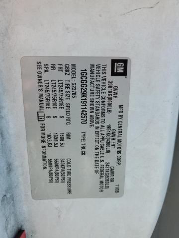 1GCGG29K191142570 - 2009 CHEVROLET EXPRESS თეთრი ფოტო 13