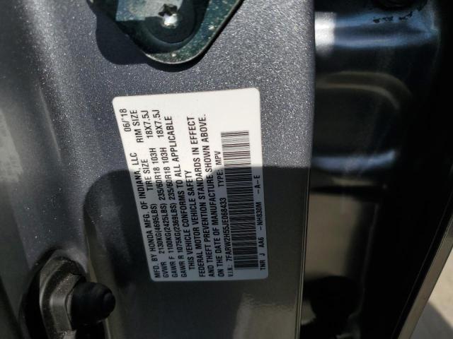 7FARW2H55JE068433 - 2018 HONDA CR-V EX SILVER photo 14