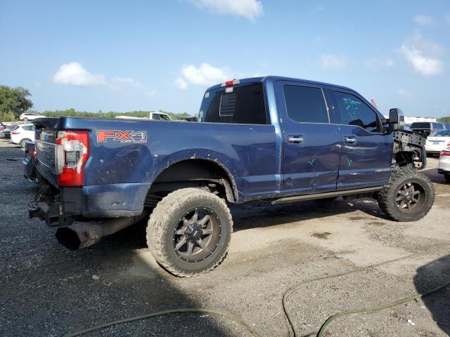 1FT8W3BT1KEE51244 - 2019 FORD F350 4X4 SUPER DUTY BLUE photo 3