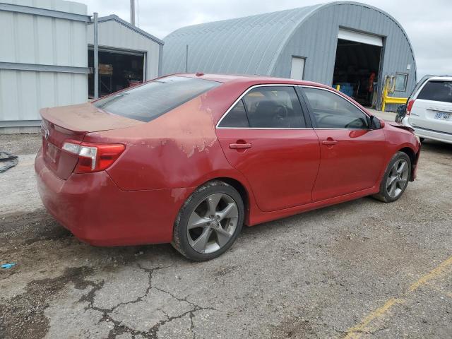 4T1BF1FK1CU621195 - 2012 TOYOTA CAMRY BASE RED photo 3