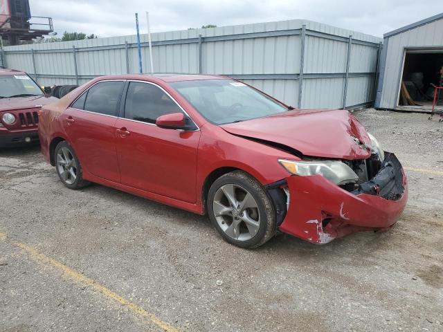 4T1BF1FK1CU621195 - 2012 TOYOTA CAMRY BASE RED photo 4
