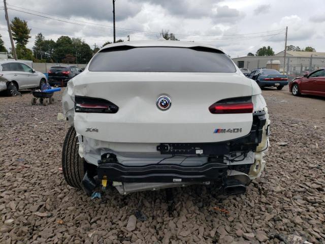 5UX43DT05P9P61977 - 2023 BMW X4 M40I WHITE photo 6