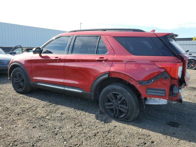 1FMSK8DH3LGD13942 - 2020 FORD EXPLORER XLT RED photo 2