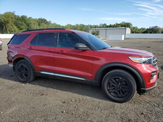 1FMSK8DH3LGD13942 - 2020 FORD EXPLORER XLT RED photo 4
