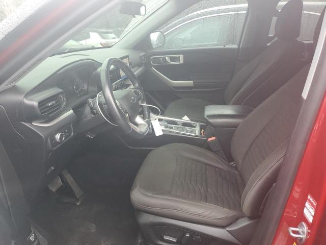 1FMSK8DH3LGD13942 - 2020 FORD EXPLORER XLT RED photo 7